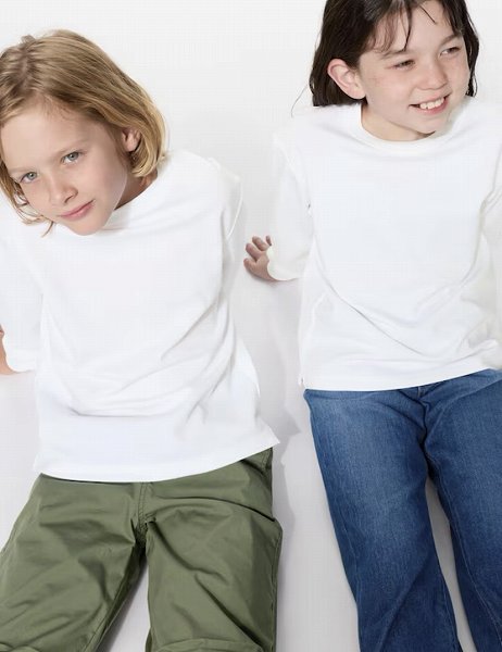 エアリズムコットンクルーネックTシャツ
