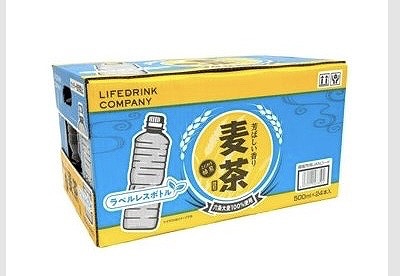 LIFE DRINK COMPANY 麦茶 500ml×24本 ラベルレス