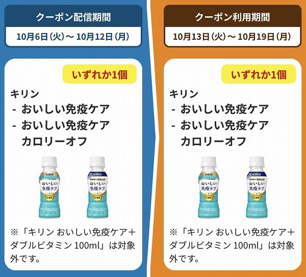 キリン おいしい免疫ケア/おいしい免疫ケア カロリーオフ