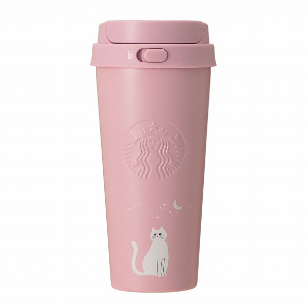 ハロウィン2026ステンレスTOGOボトルキャットライトピンク473ml