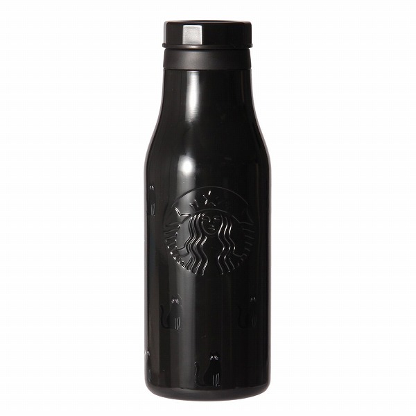 ハロウィン2026ステンレスロゴボトルキャットグローインザダーク473ml