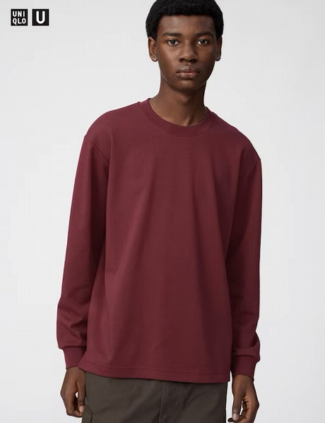 エアリズムコットンクルーネックTシャツ