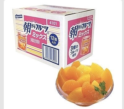 はごろもフーズ　朝からフルーツミックス　190g×12缶