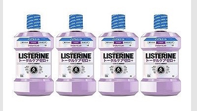 リステリン　トータルケア　ゼロプラス　ノンアルコール　1L×4本セット