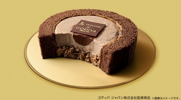 Uchi Café×ゴディバ ショコラロールケーキ
