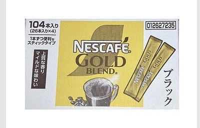 NESCAFE ゴールドブレンドスティック 26本✕4箱入