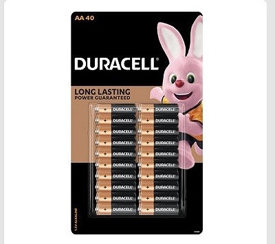 DURACELLアルカリ単3乾電池 40本パック