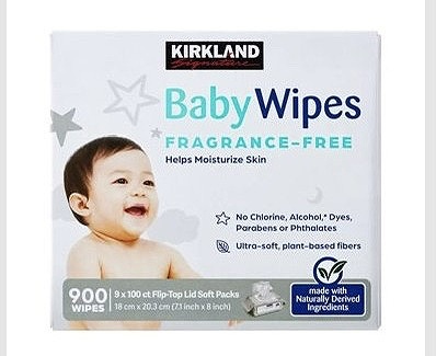 KIRKLAND SIGNATURE 大判厚手　おしりふき　900枚入（100枚×9個）