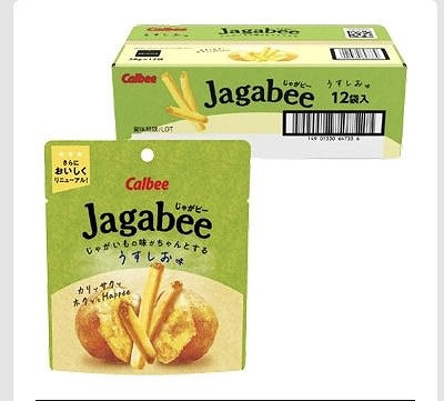 カルビー　Jagabee　うすしお味　38g×12袋