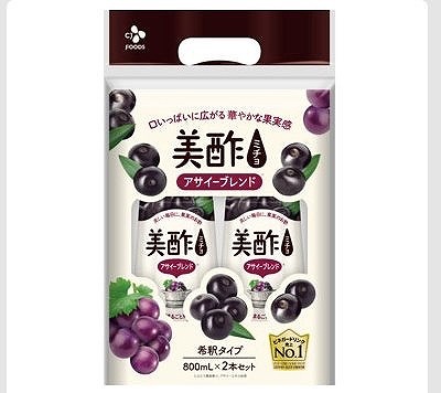 CJ 美酢 アサイーブレンド 800ml✕2本