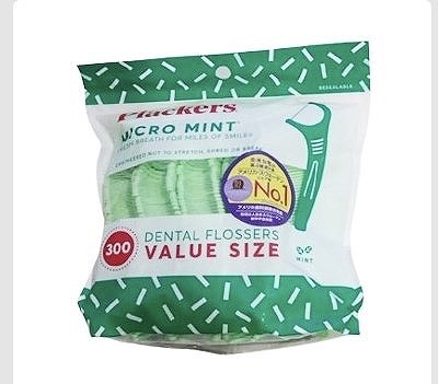 プラッカーズ デンタルフロス 歯間ブラシ ミント味 300本