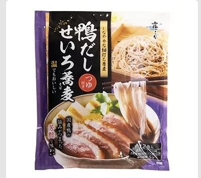 霧しな　鴨だし　せいろ蕎麦　つゆ付　12食入
