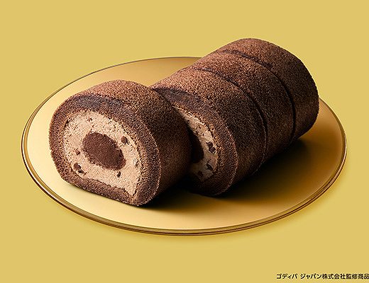 Uchi Café×ゴディバ　もち食感ロール　ドゥーブルショコラ　4個入