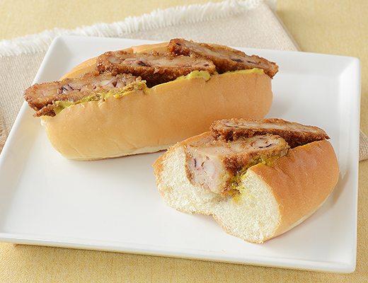 いかメンチカツロール 粒マスタードソース