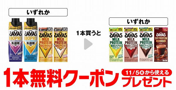 明治ザバス BIOPRO ブルーベリー風味/明治ザバス BIOPRO ヨーグルト味/明治ザバス ミルクプロテイン キャラメル風味 200ml/明治ザバス ミルクプロテイン アーモンド風味 200ml